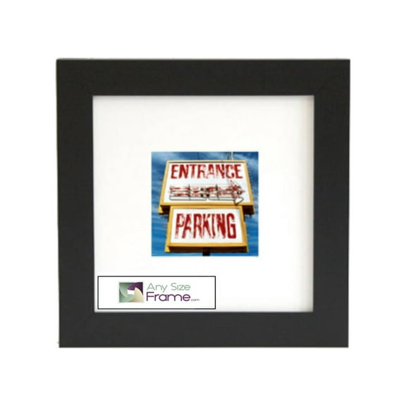 AnySizeFrame Wide Satin Black Instagram 8X8 Pictureframe