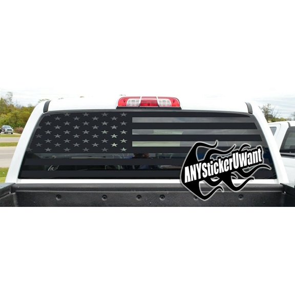 AnyStickerYouWant - American Flag Window Decal for Trucks, SUVs, Cars