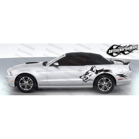 AnyStickerYouWant - Coyote Graphic Decal Sticker Fits and is a Compatible/Replacement with Ford Mustang