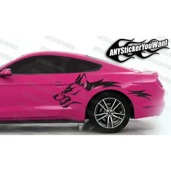 AnyStickerYouWant - Coyote Graphic Decal Sticker Fits on and Compatible/Replacement with Ford Mustang