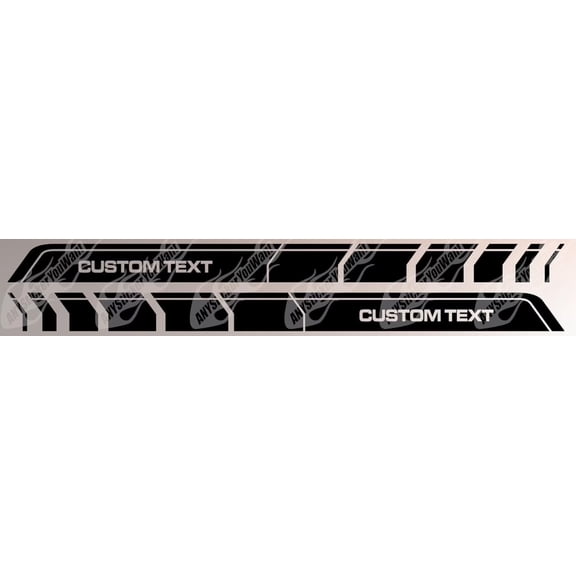 AnyStickerYouWant - Custom Side Skirt Vinyl Graphic Decal Compatible with and Fits TRD Toyota Tacoma 2010-2021