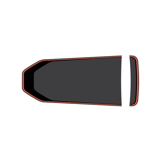 AnyStickerYouWant - Racing Stripe Hood/Rear Deck Vinyl Decal Sticker Compatible with and Fits Mach 1 Ford Mustang Mach-E 2021-2024