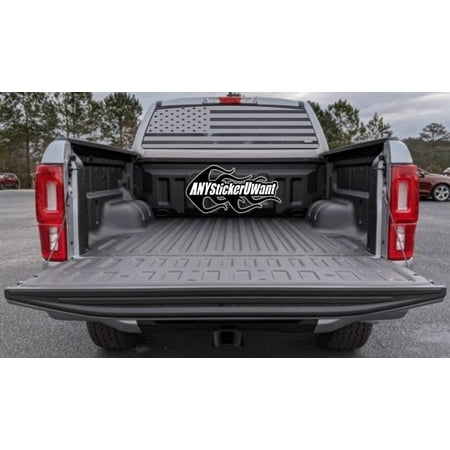 AnyStickerYouWant Rear Window USA American Decal Sticker Fits & Compatible with 2020 Ford Ranger Supercrew Pickup Truck Pick Up No Trimming Required!