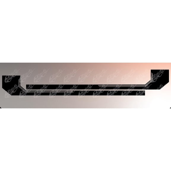 AnyStickerYouWant - Side Stripe Kit Vinyl Graphic Decal Compatible with and Fits Ford F-150 2015-2021 - Set of Two