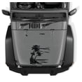 thumbnail image 1 of AnyStickerYouWant - Summer Breeze Beachy Palm Tree Misty Sunset Vinyl Decal Sticker, 22" Tall Waterproof Vinyl Hood Decal/Car Stickers - Fits on & Compatible with Jeep Wrangler & Jeep Gladiator, 1 of 7