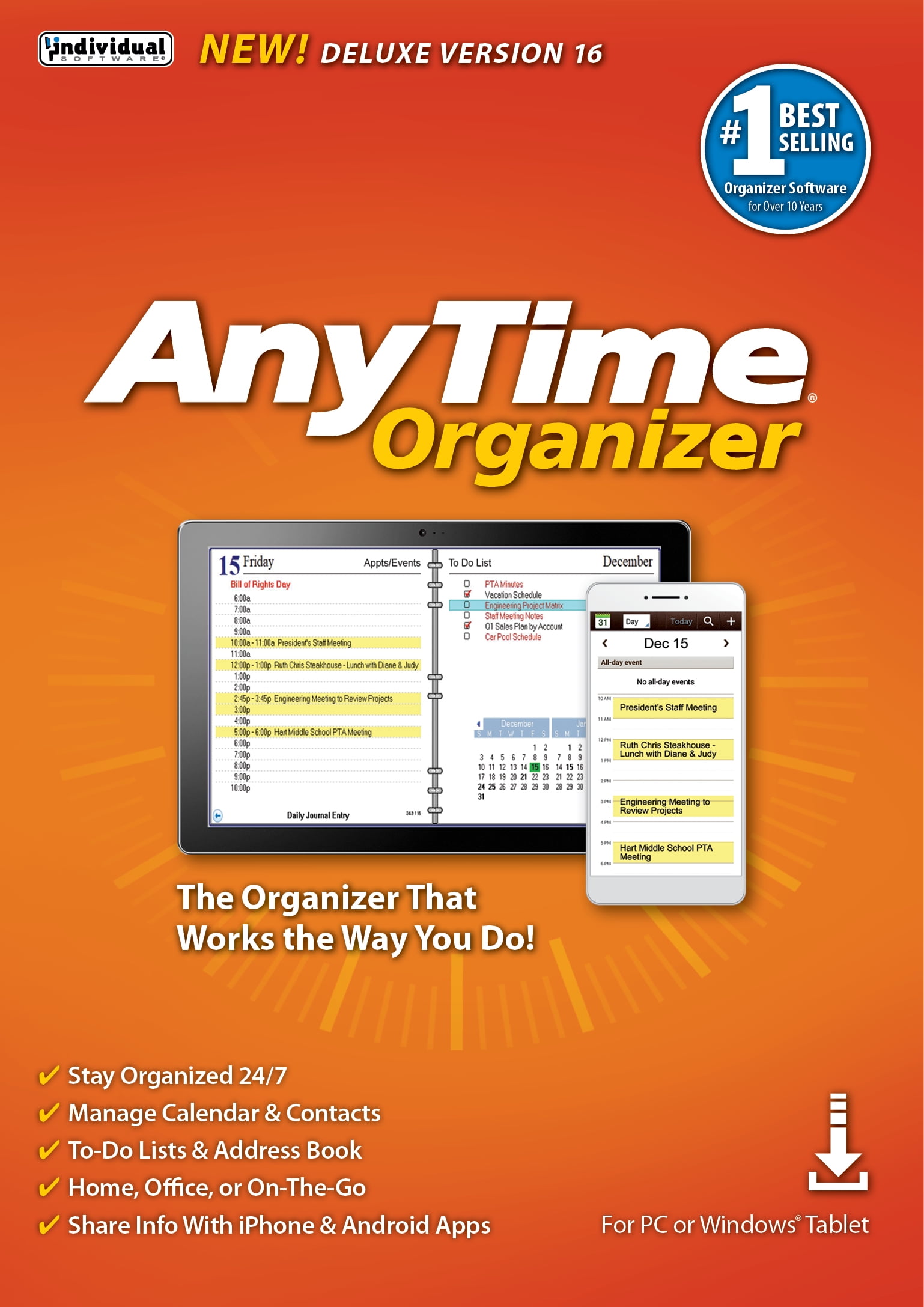 AnyTime Organizer Deluxe 16 - Windows [Digital Download]
