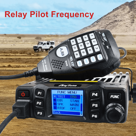 AnyTone AT-778UV 25W Dual Band 136-174/400-490MHz Amateur Radio 200 channels Walkie Talkie VOX Mobile Radio