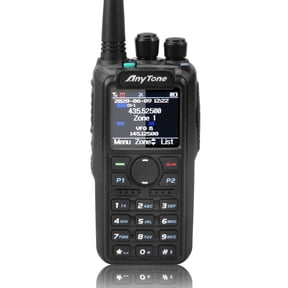 AnyTone AT-D878UVII Plus Two Way Radio Dual Band Bluetooth PTT Digital/Analog APRS RX & TX AES256 Ecryption USB-C Charge Walkie Talkie