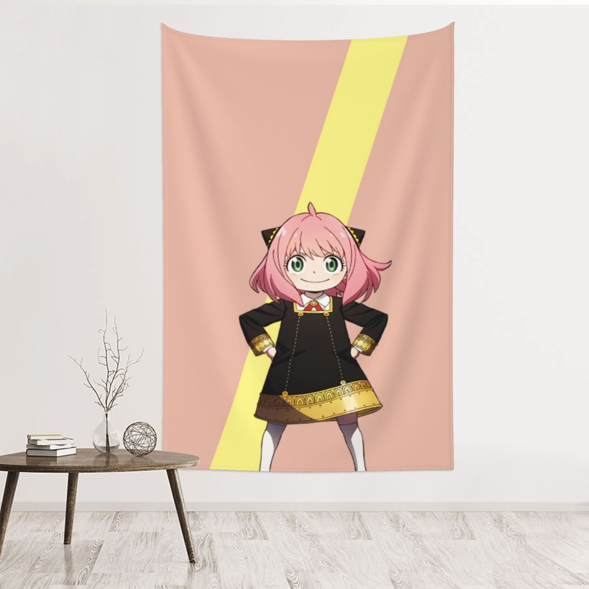 Anya Anime Tapestry Cute Cartoon Aesthetic Tapestries Wall Art