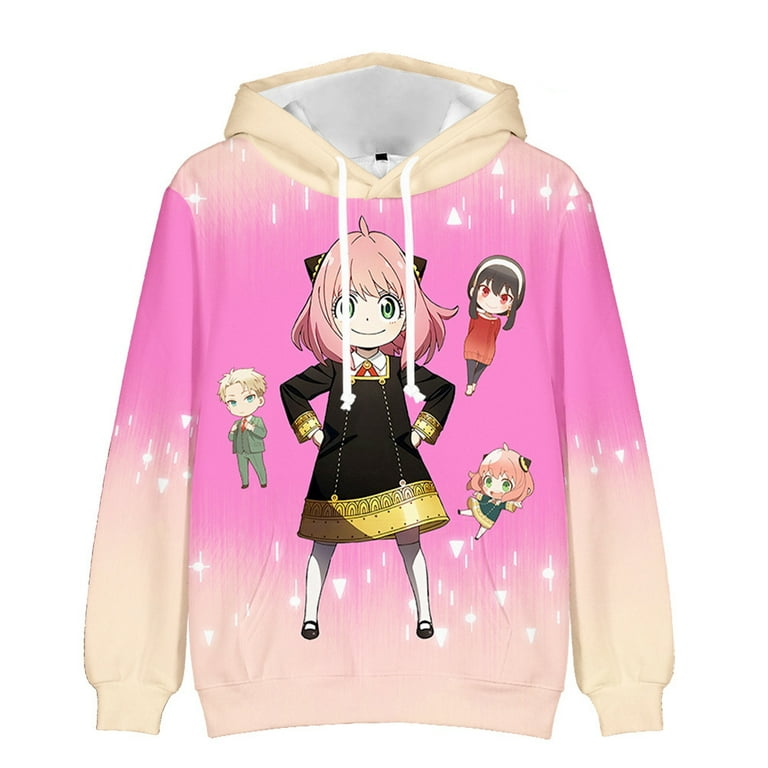 Spy x Family Hoodies - Spy x Family Anya Kawaii Pullover Hoodie