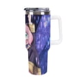 thumbnail image 1 of Anya Forger Spy X 40 Oz Tumbler with Handle And Straw, Vacuum Insulated Stainless Steel Double Wall Water Bottle Travel Coffee Mug, Gifts for Women Boys Girls, 1 of 8