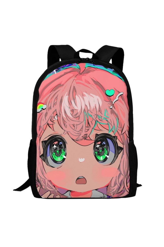 Anya Forger Spy X Backpack,3d Print Laptop Backpack Lightweight Casual Daypack Bookbag Multi-Function Travel Backpack 16.5 In