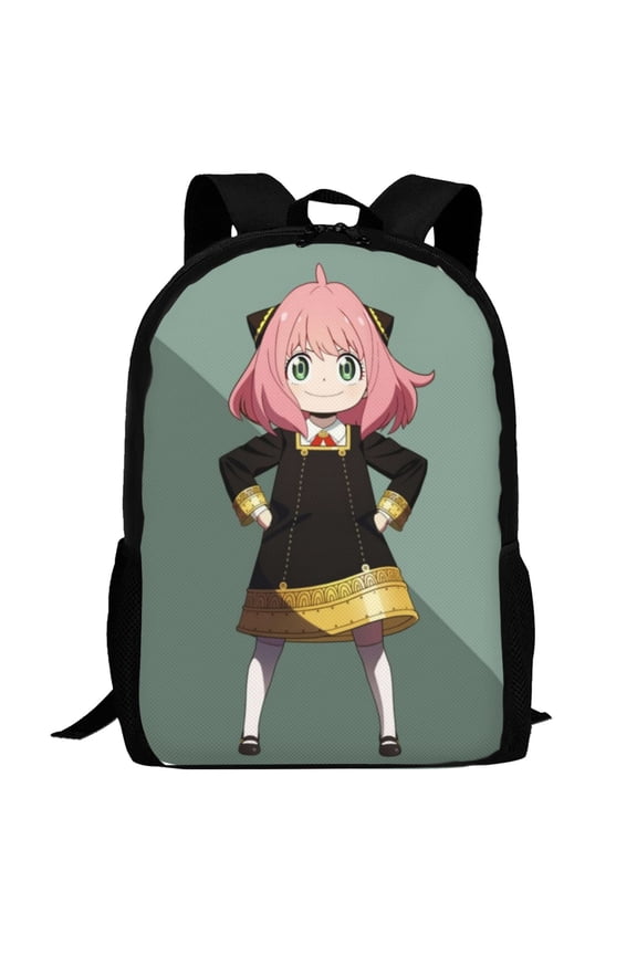 Anya Forger Spy X Backpack,3d Print Laptop Backpack Lightweight Casual Daypack Bookbag Multi-Function Travel Backpack 16.5 In