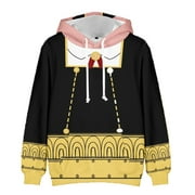 Anya Forger Spy x Family Teen/Adult Anime Hoodie 3D Printing Novelty Hoodie Cosplay Pullover Sweatshirt Casual Wear
