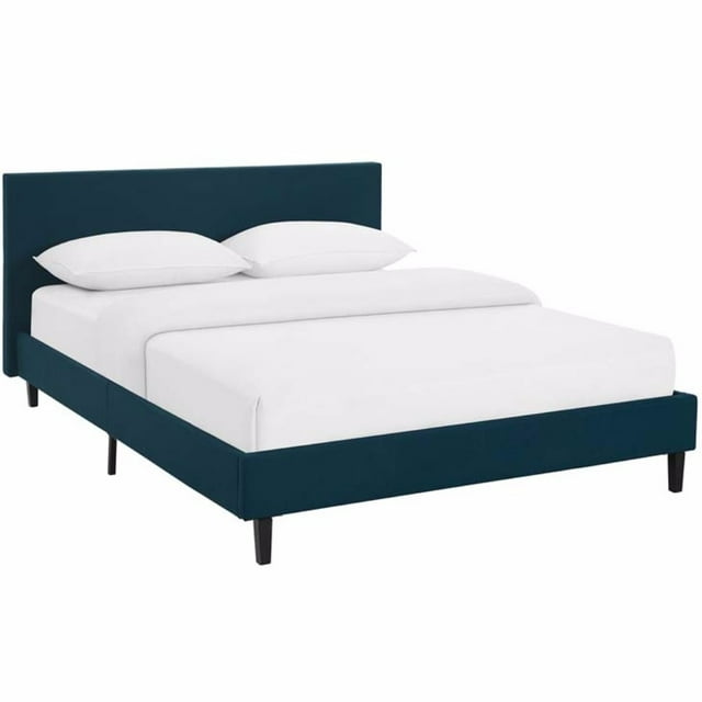 Anya Full Fabric Bed Azure