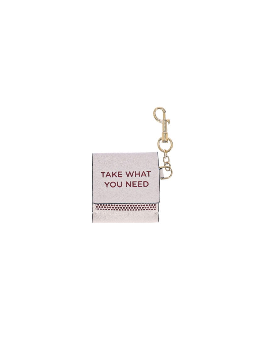 Anya Hindmarch Women's Playful Textured White Leather Matchbook ...
