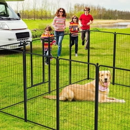 Dogelsy Right Angle Steel Tube Dog Playpen, 32