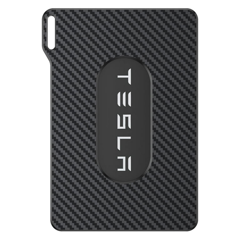 TPARTS Key Card Case for Tesla Model 3 and Model Y, Key Card Holder Key  Protector Cover Accessories Including Key Chain, Portable and Slim Design  with