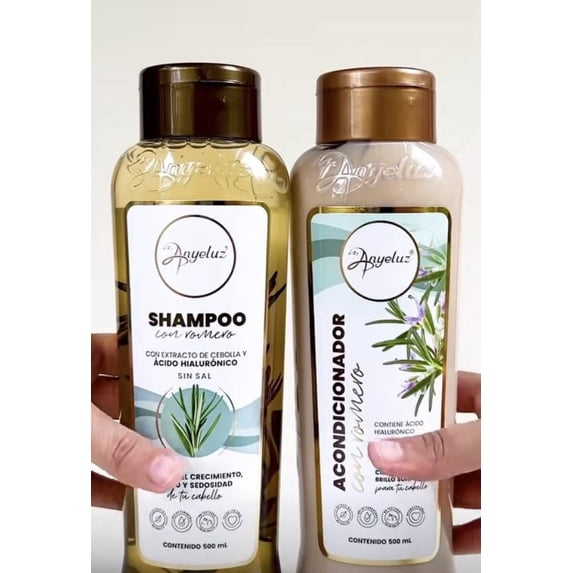 Anyeluz Shampoo & Acondicionador de Romero
