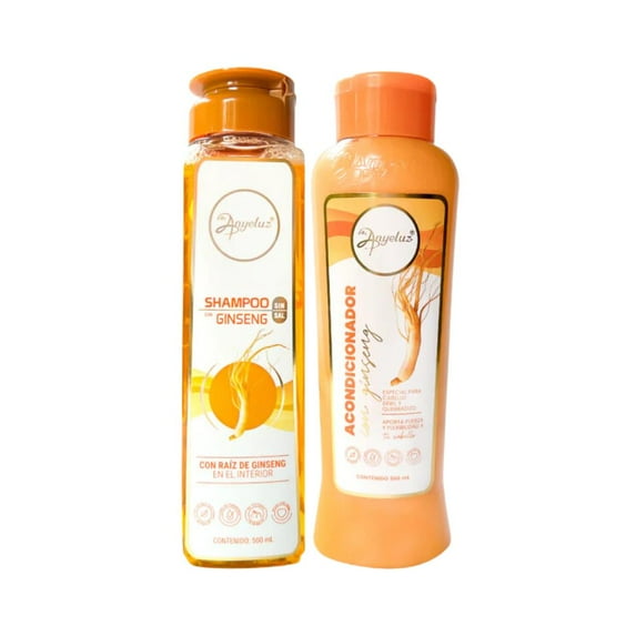 Anyeluz Shampoo con Ginseng Y Anyeluz Acondicionador con Ginseng (2 Pack)