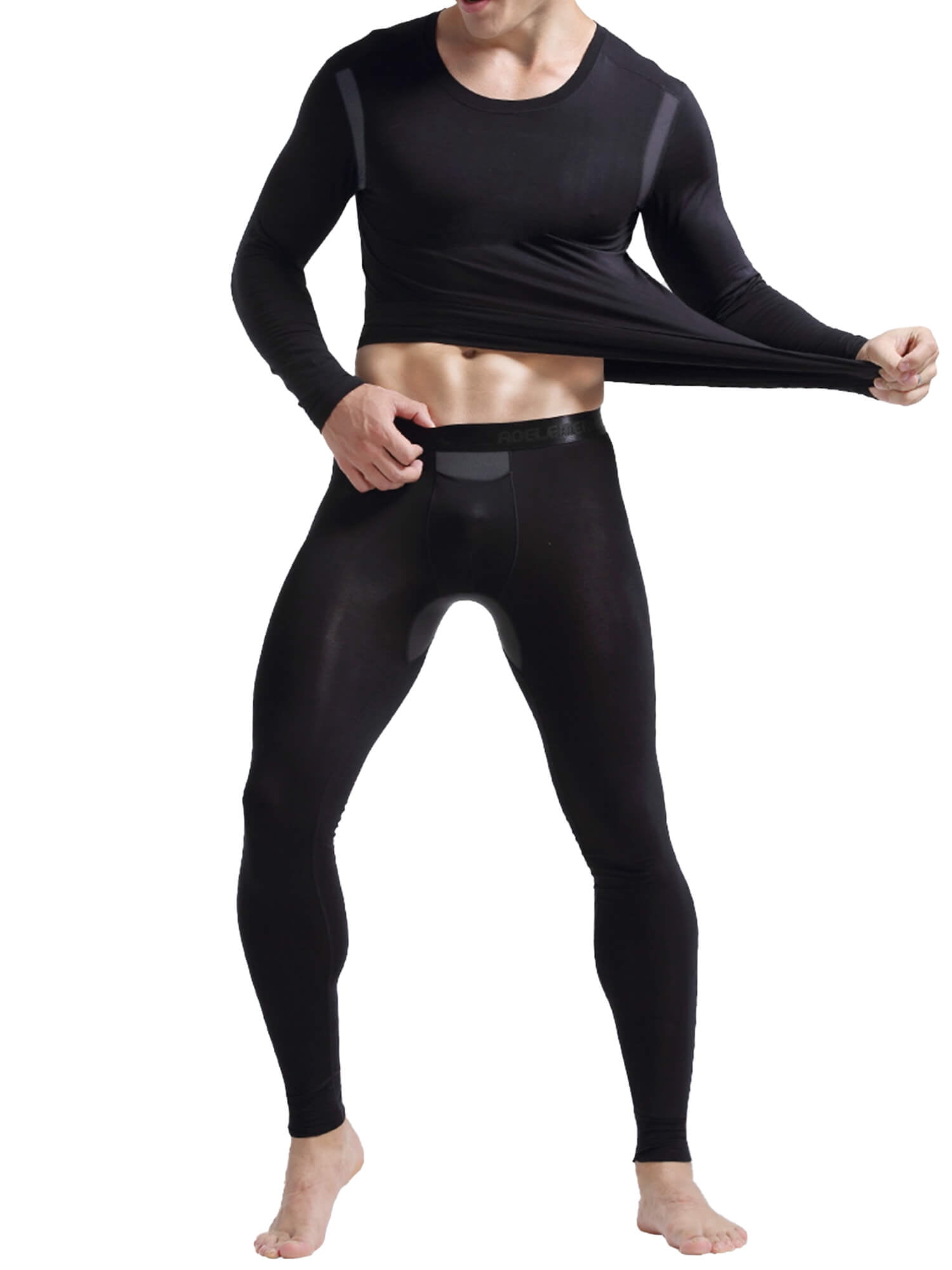 ANYFIT WEAR Men Long Johns Thermal Underwear Set Base Layer Top and ...