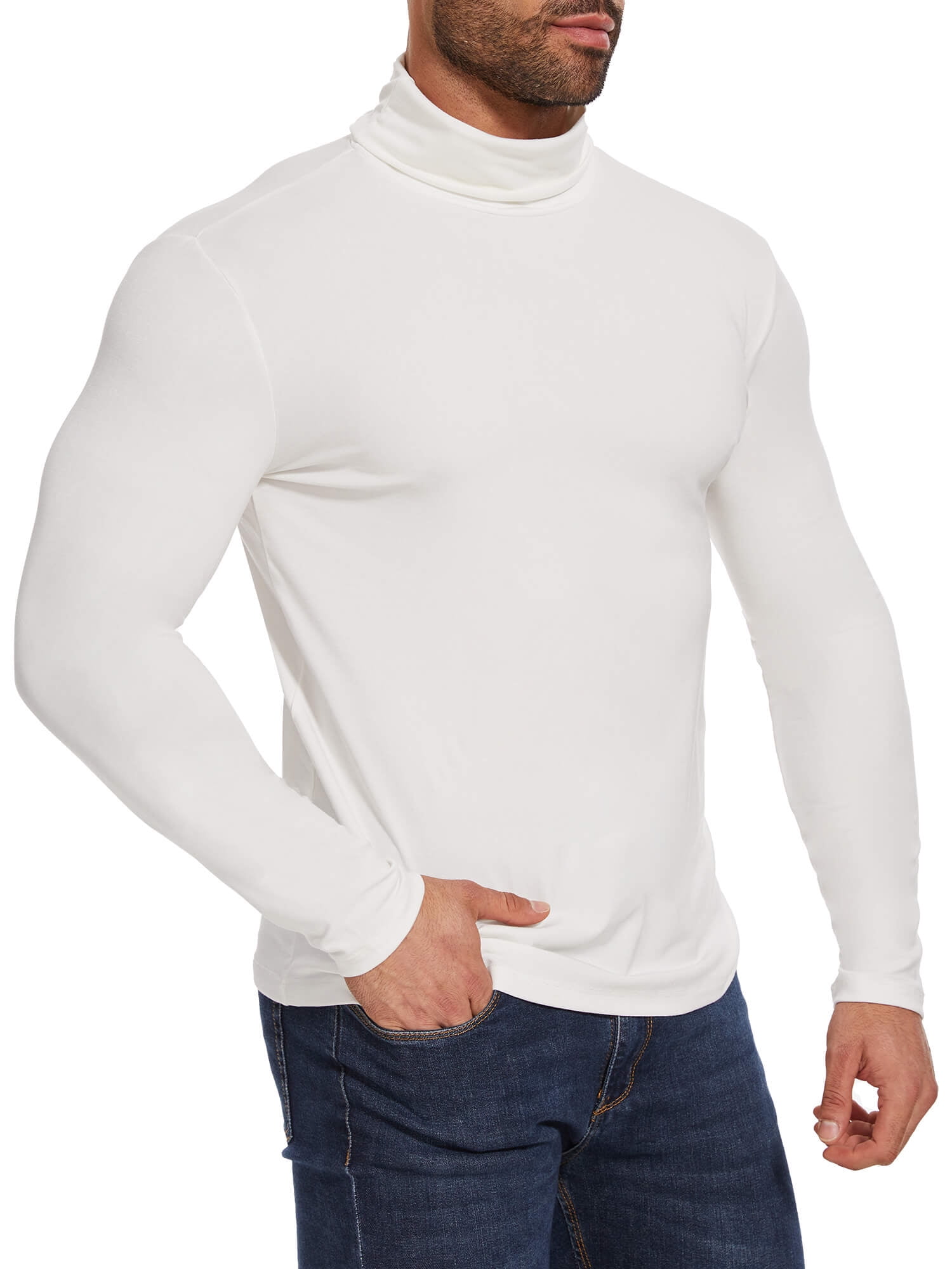 Russell Adult Mens & Big Mens Heavyweight Fleece Baselayer Mock 