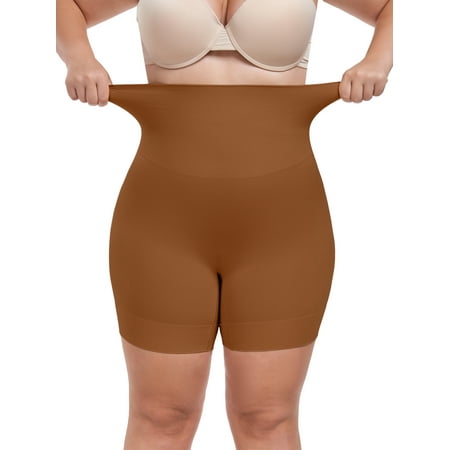 Anyfit Wear Plus Size High Waisted Body Shaper Shorts Shapewear for Women Tummy Control Thigh Slimming Panties