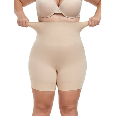 Anyfit Wear Plus Size High Waisted Body Shaper Shorts Shapewear for Women Tummy Control Thigh Slimming Panties