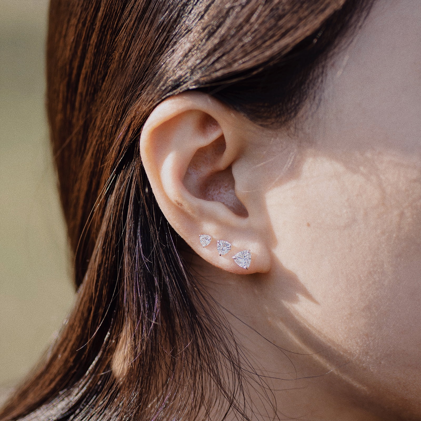 9ct Gold 4mm Diamond-cut Ball Stud Earrings | Prouds