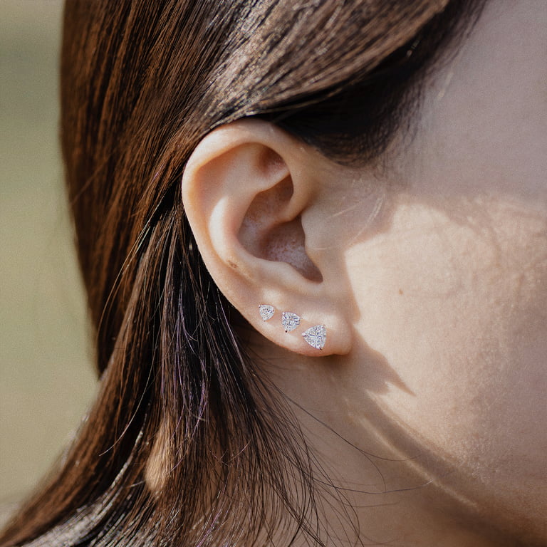 Comète Géode earrings - J0464