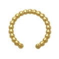 thumbnail image 1 of Anygolds 14K Real Solid Gold Beaded Ear Cuff Ring Cartilage Conch Helix No Piercing -MBJ2275Y Yellow Gold, 1 of 7
