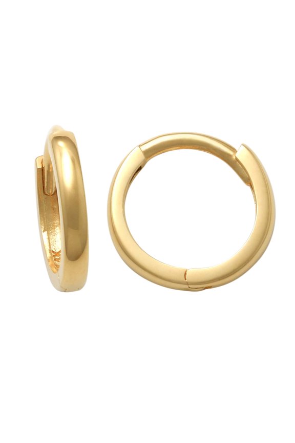 14K real solid Gold Simple Hoop Cartilage Seamless Piercing