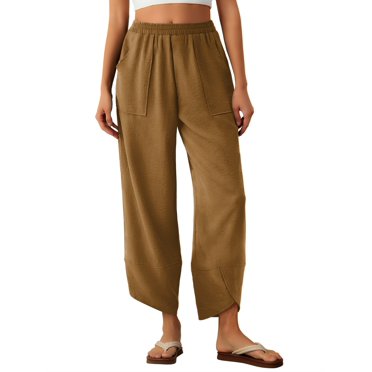 Terra & Sky Women’s Plus Size Knit Easy Cargo Pant - Walmart.com