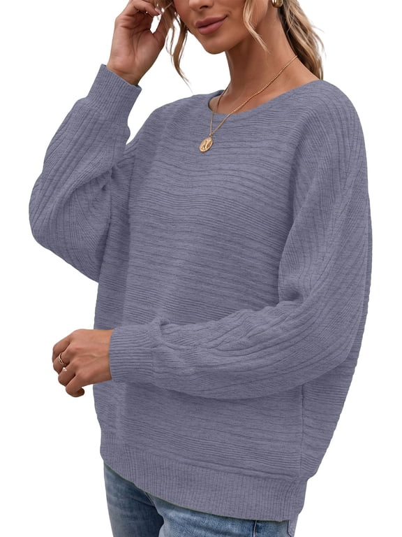 Long Sleeve Shirts for Women Lightweight Pullover Sweaters Crew Neck Tops for Women