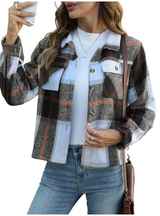 Buffalo Plaid Jacket Womens