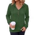 thumbnail image 1 of Anygrew Hoodies for Women Lightweight Long Sleeve Shirts Sweatshirt with Kangaroo Pocket Pullover Sweaters Fall Tops, 1 of 8