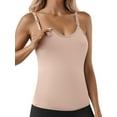 thumbnail image 1 of Anygrew Womens Maternity Nursing Tank Tops Camis Adjustable Straps Breastfeeding Camisoles with Built in Bra, 1 of 5