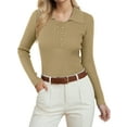 thumbnail image 1 of Anygrew Lightweight Sweaters For Women Soft Knitted Pullover Blouse S-2XL, 1 of 5