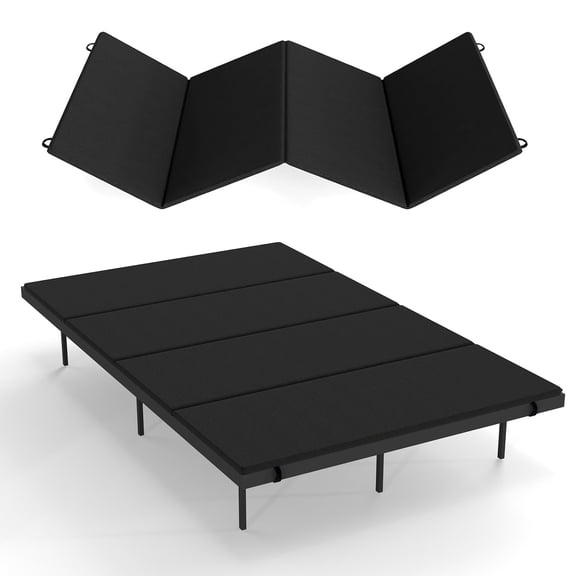 Anyhave Twin Size Bunkie Board, Foldable Bed Board Slats with Connection, Mattress Support for Platform, Slatted & Bunk Beds, Oxford Cover, Support under Mattress Boards