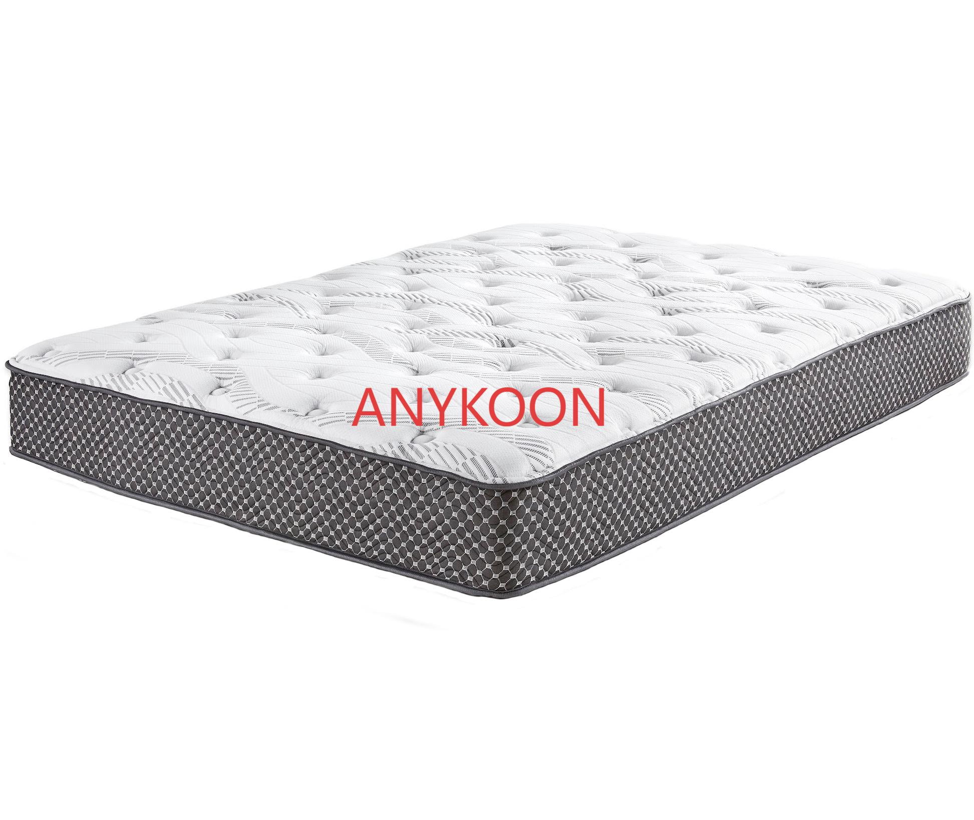 Anykoon 10" Quilted Hybrid Twin Mattress, Medium Firm, Foam+Spring, CertiPur