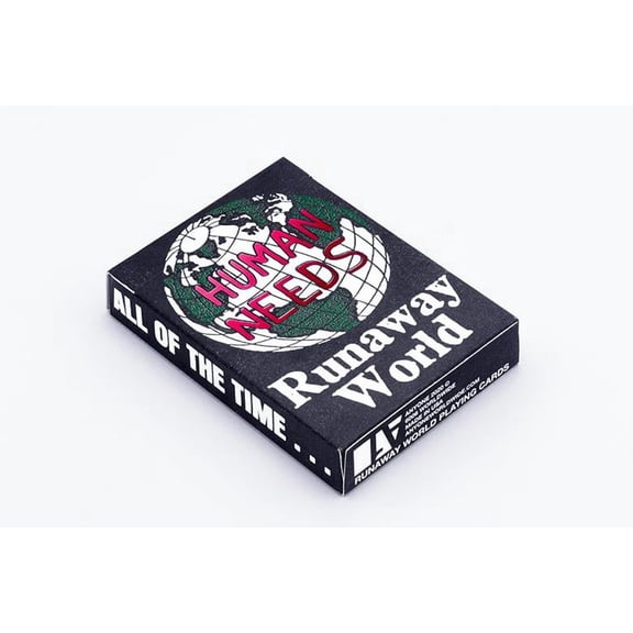 Anyone Worldwide: Runaway World Playing Cards (Black)