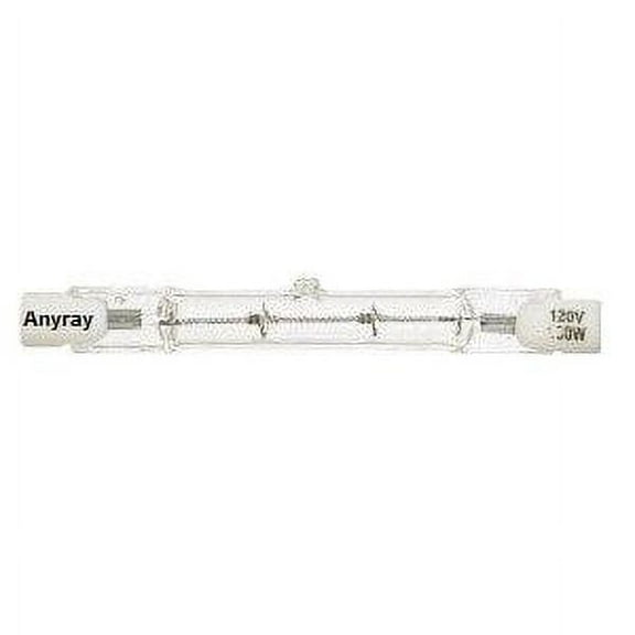 Anyray A1836Y (1)-Bulb J78 200 Watt Light Bulb SHORT 78 mm 200W 120V Halogen J Type 200Watts DE clear lamp 3" inch long