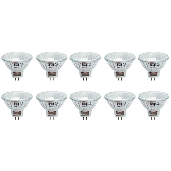 Anyray A2003Y (10-Bulbs) Clear MR11 6-Volt 5-Watt Fiber Optic Christmas Trees Light Bulb 5W 6V