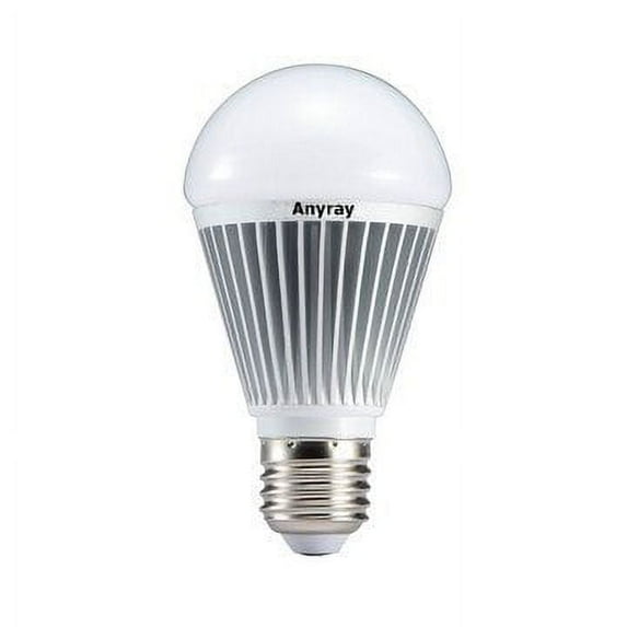 Anyray® LED Light Bulb 1000 Lumen A19 Cool White 12 Watt (75-Watt Replacement) Dimmable E26
