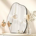 thumbnail image 1 of Anyrose 28"x20" Irregular Vanity Bathroom Mirror Frameless Wall Mirror, 1 of 6