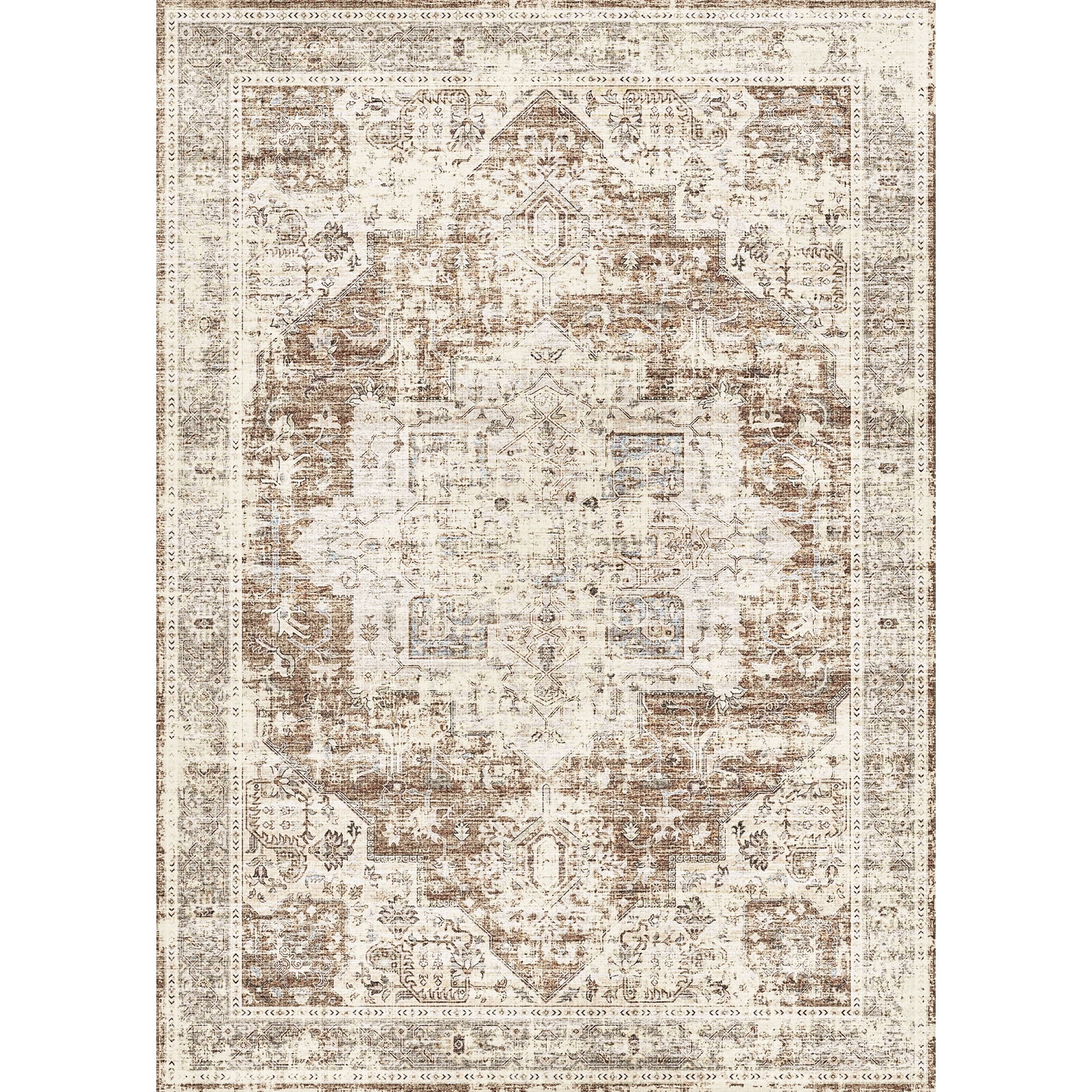 Anyrose 5'x7'Area Rugs Large Abstract Vintage Carpets - Walmart.com
