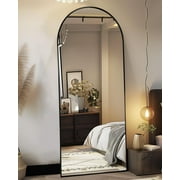 Anyrose 64.25"x21" Arched Full Length Mirror Floor Mirror, Black