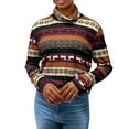thumbnail image 1 of Anyshow Women's Long Sleeve Turtleneck Pullover Light Weight T-Shirts Top Sweater (S-XXL), 1 of 3