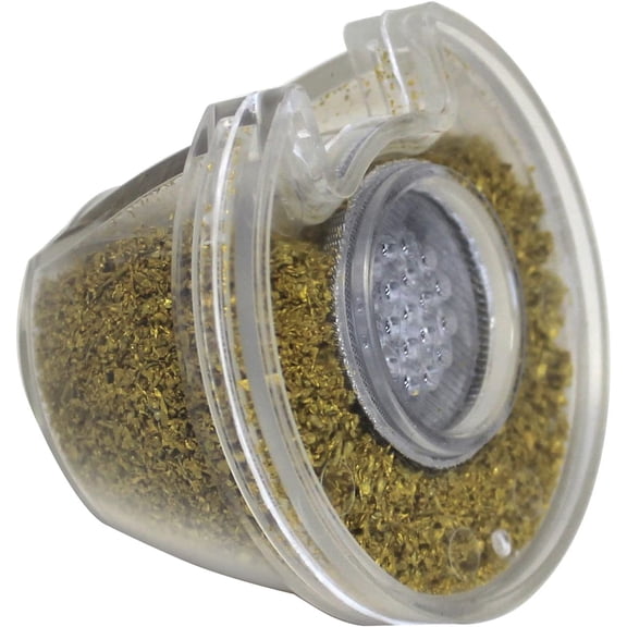 Anystream Replacement Shower Filter, Modern, Round, Polished, Removes 99% of Chlorine, Iron, Dirt, 6 Months, No Tools Required