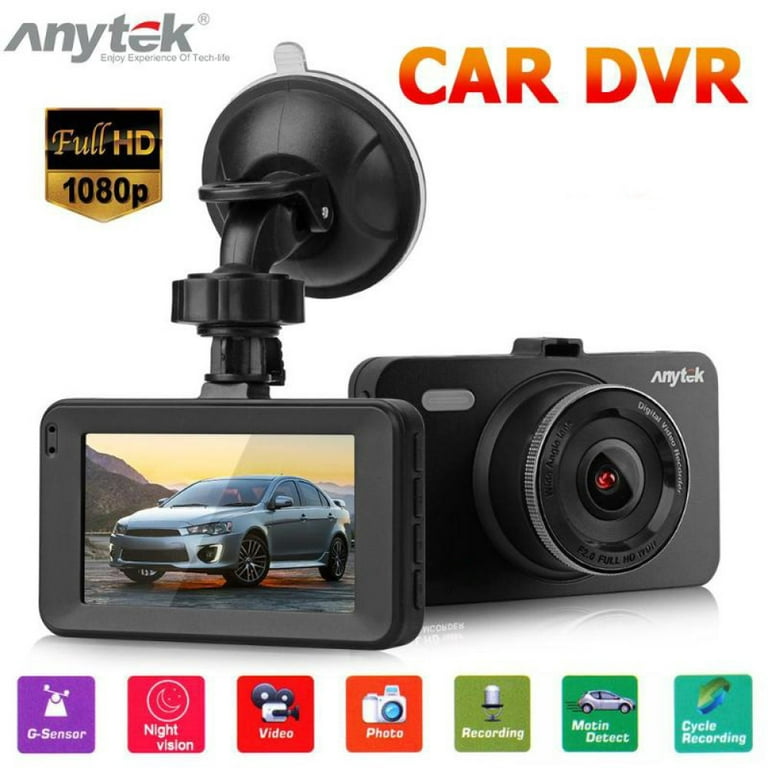 Dash Cam for Cars, 1080P Full HD DVR Car Driving Recorder 3.0 Inch